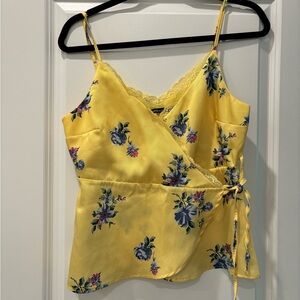 Abercrombie & Fitch Yellow Floral Camisole